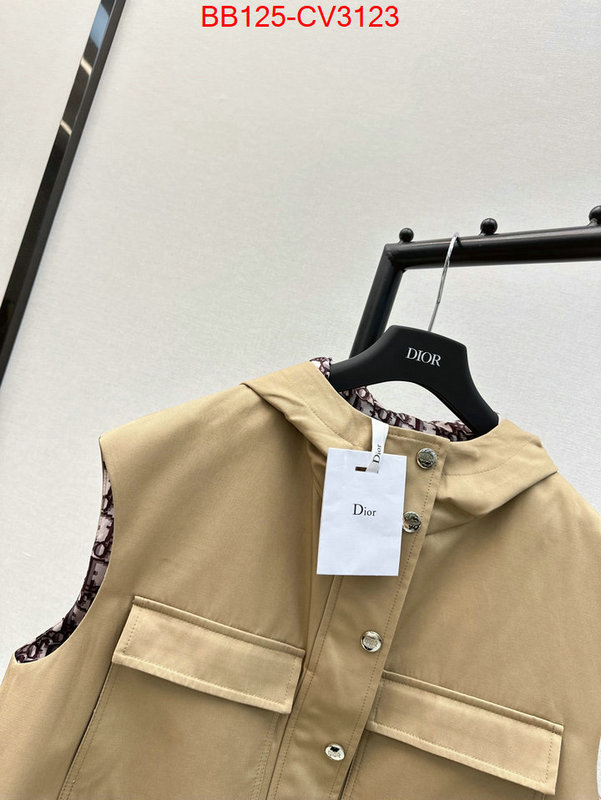 Clothing-Dior high quality ID: CV3123 $: 125USD