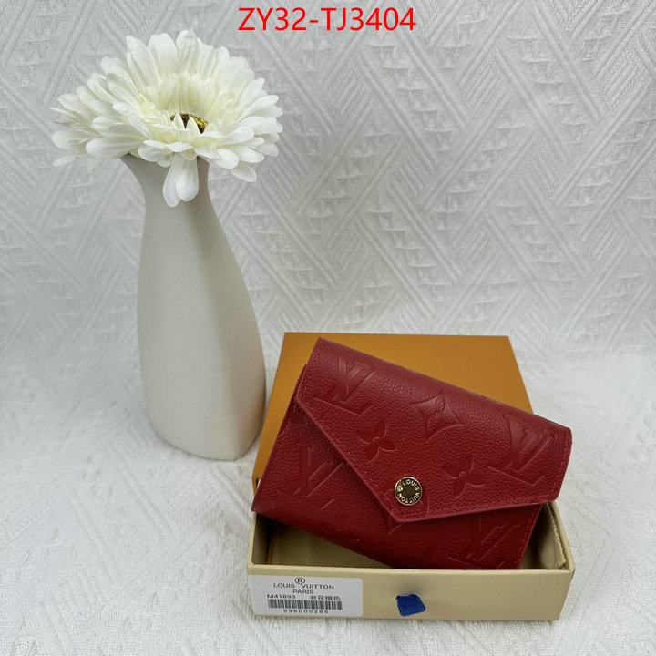 LV Bags(4A)-Wallet fake aaaaa ID: TJ3404 $: 32USD,