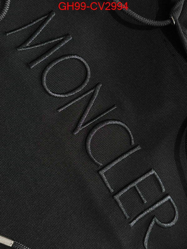 Clothing-Moncler designer wholesale replica ID: CV2994 $: 99USD