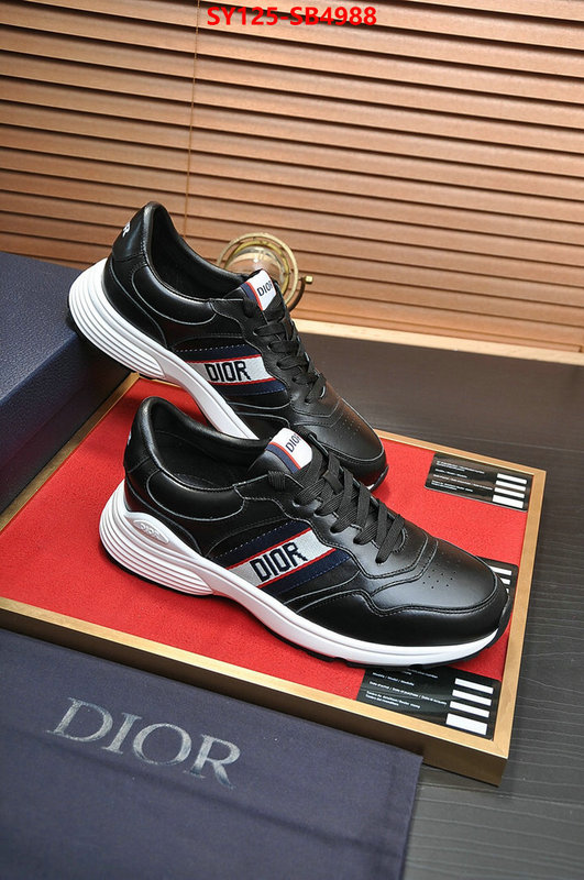 Men shoes-Dior 2024 perfect replica designer ID: SB4988 $: 125USD