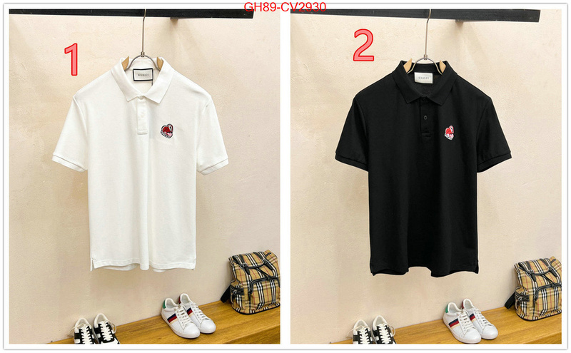 Clothing-Gucci replica 2024 perfect luxury ID: CV2930 $: 89USD