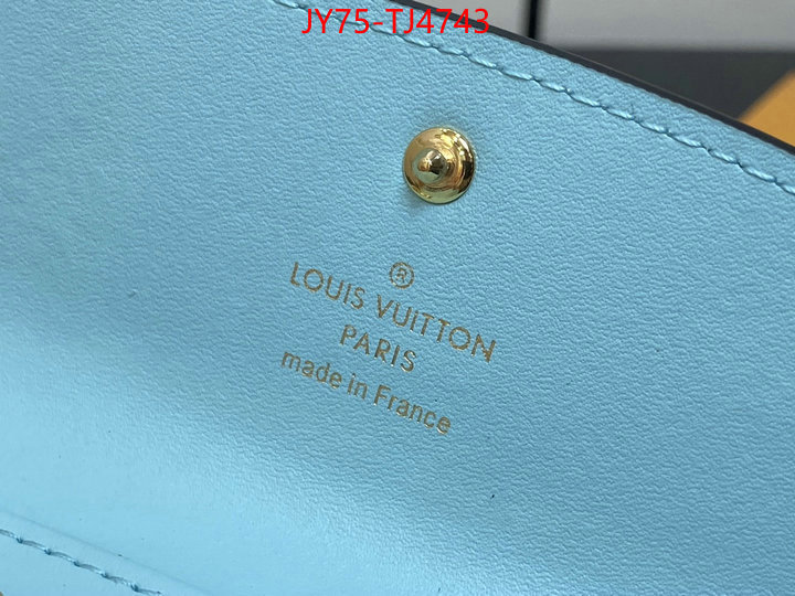 LV Bags(TOP)-Wallet the top ultimate knockoff ID: TJ4743 $: 75USD,