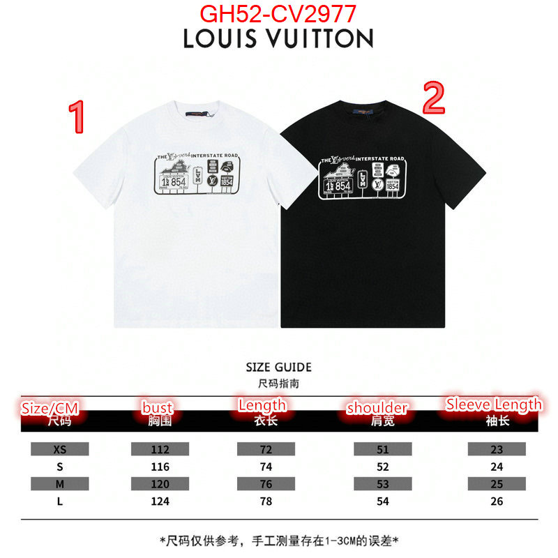 Clothing-LV top perfect fake ID: CV2977 $: 52USD