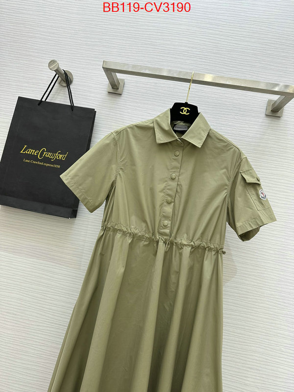Clothing-Moncler buy best high-quality ID: CV3190 $: 119USD