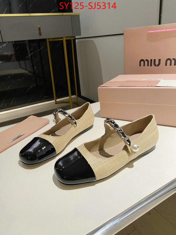 Women Shoes-Miu Miu unsurpassed quality ID: SJ5314 $: 125USD