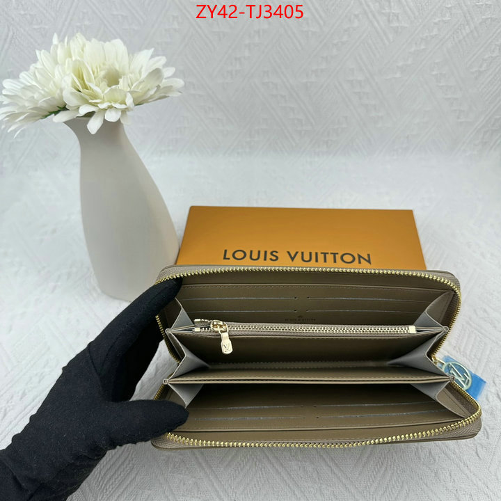 LV Bags(4A)-Wallet replicas buy special ID: TJ3405 $: 42USD,