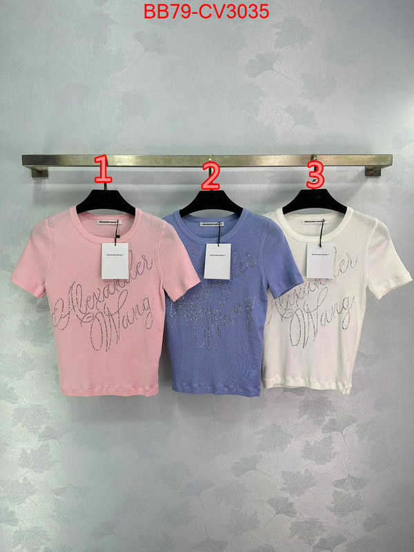 Clothing-Alexander Wang 2024 luxury replicas ID: CV3035 $: 79USD