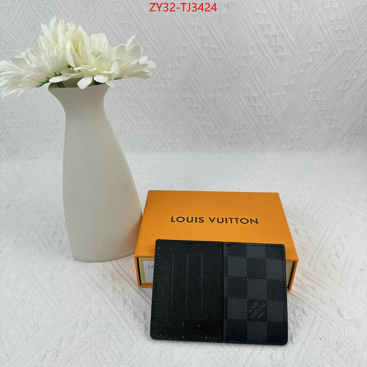 LV Bags(4A)-Wallet cheap high quality replica ID: TJ3424 $: 32USD,