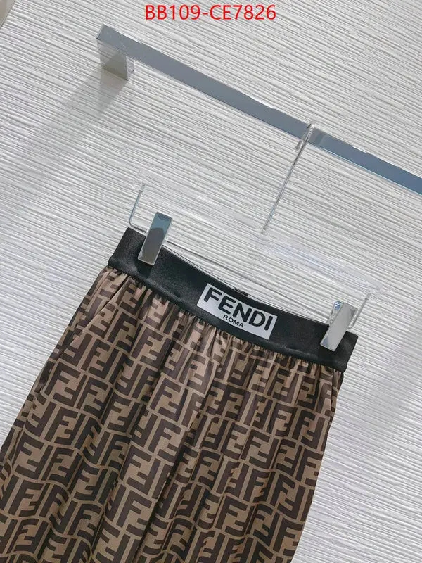 Clothing-Fendi brand designer replica ID: CE7826 $: 109USD