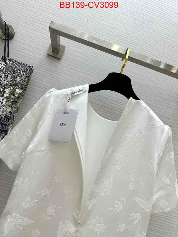 Clothing-Dior where to buy fakes ID: CV3099 $: 139USD