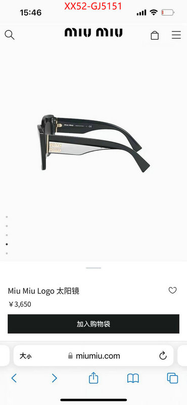 Glasses-Miu Miu the best affordable ID: GJ5151 $: 52USD