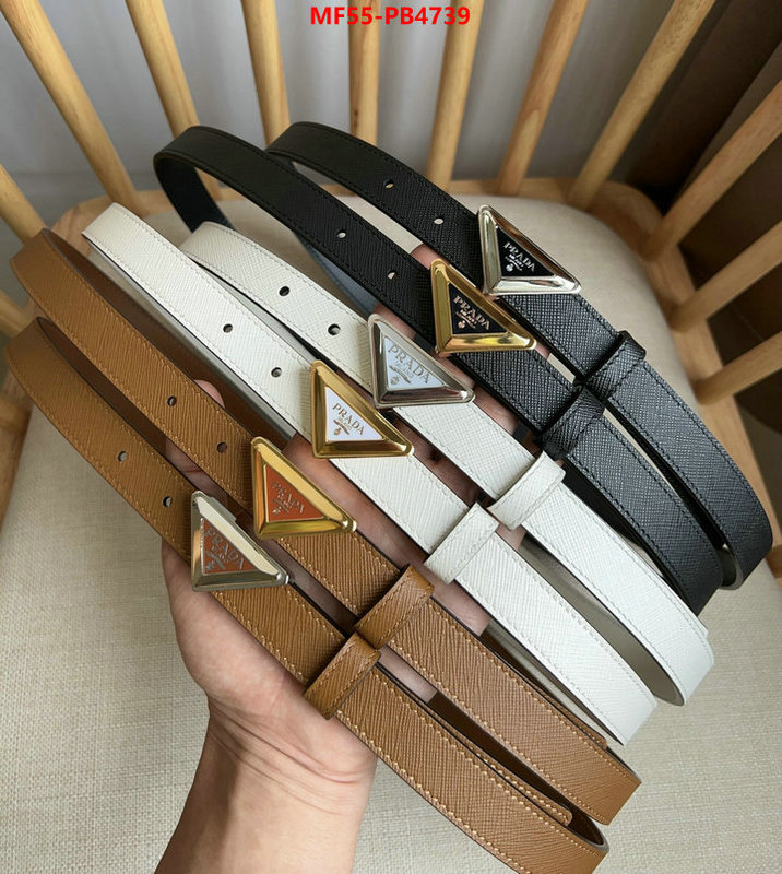 Belts-Prada 1:1 replica ID: PB4739 $: 55USD
