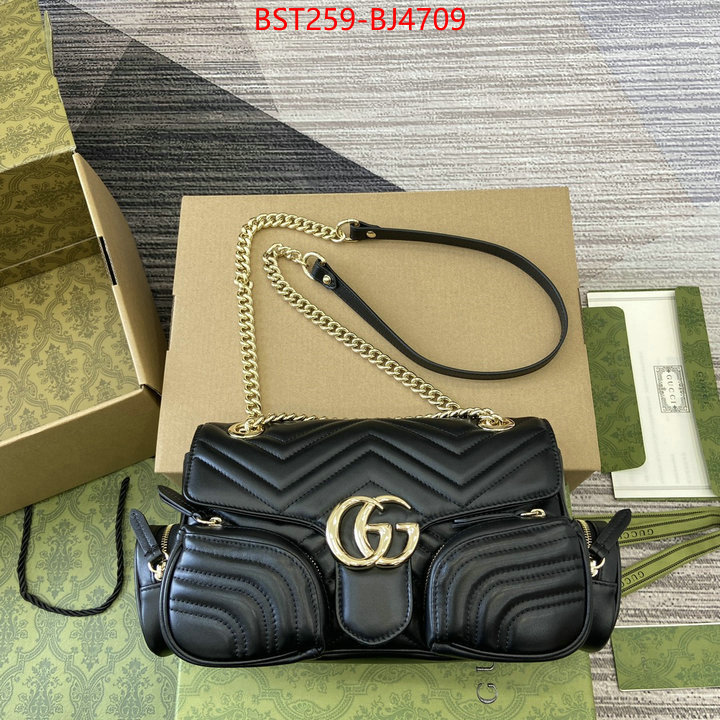 Gucci Bags(TOP)-Marmont top designer replica ID: BJ4709 $: 259USD,