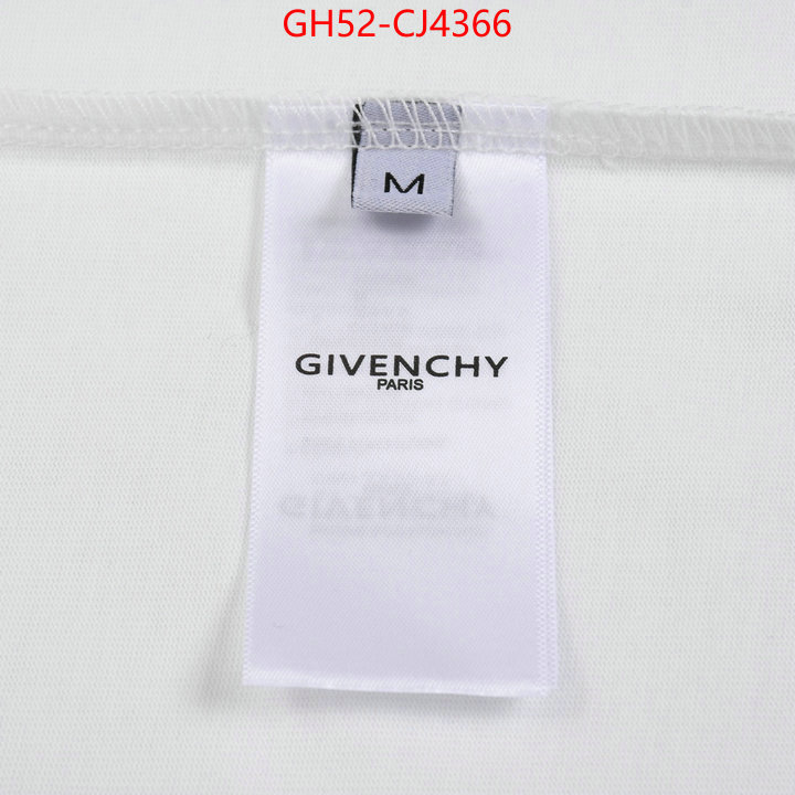 Clothing-Givenchy knockoff highest quality ID: CJ4366 $: 52USD