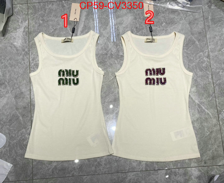 Clothing-MIU MIU what's the best place to buy replica ID: CV3350 $: 59USD