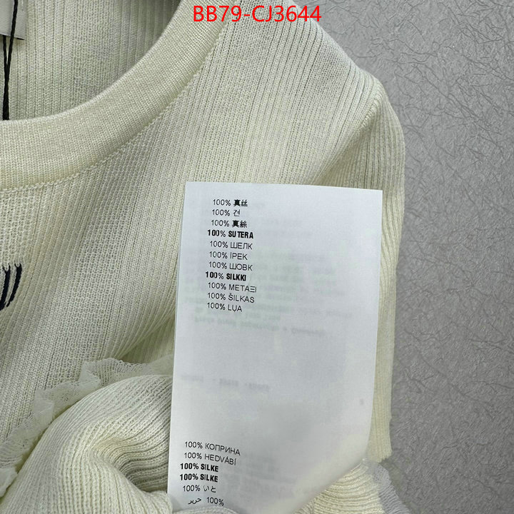 Clothing-MIU MIU buy 1:1 ID: CJ3644 $: 79USD