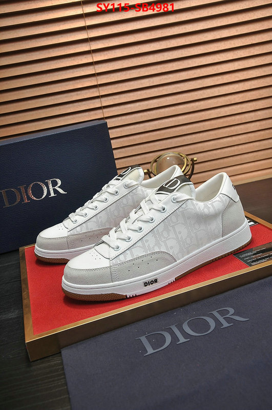 Men shoes-Dior designer 1:1 replica ID: SB4981 $: 115USD