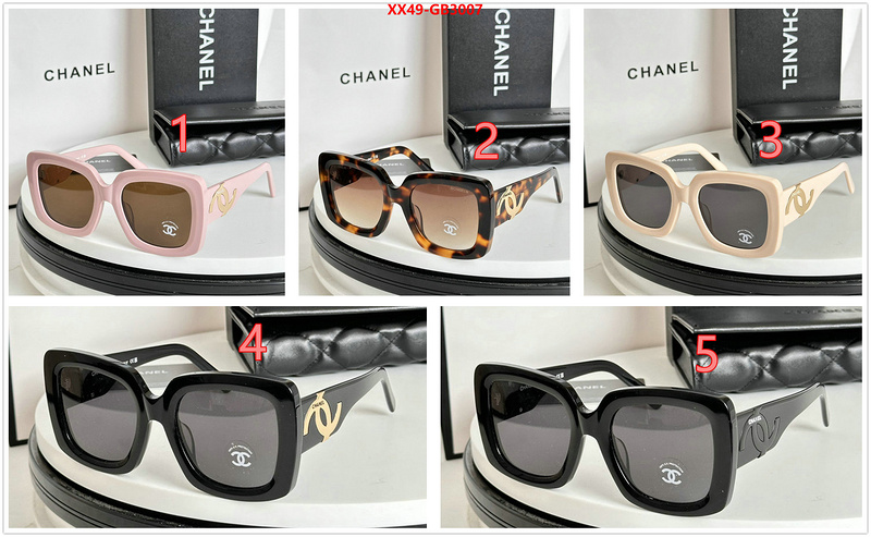 Glasses-Chanel fashion designer ID: GB3007 $: 49USD