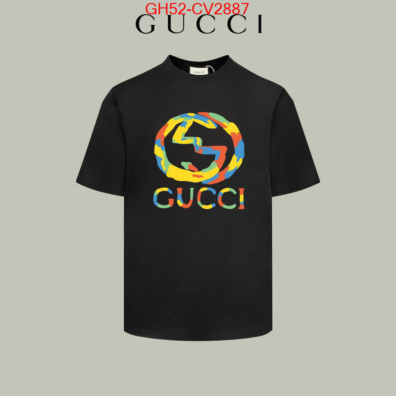 Clothing-Gucci can you buy knockoff ID: CV2887 $: 52USD