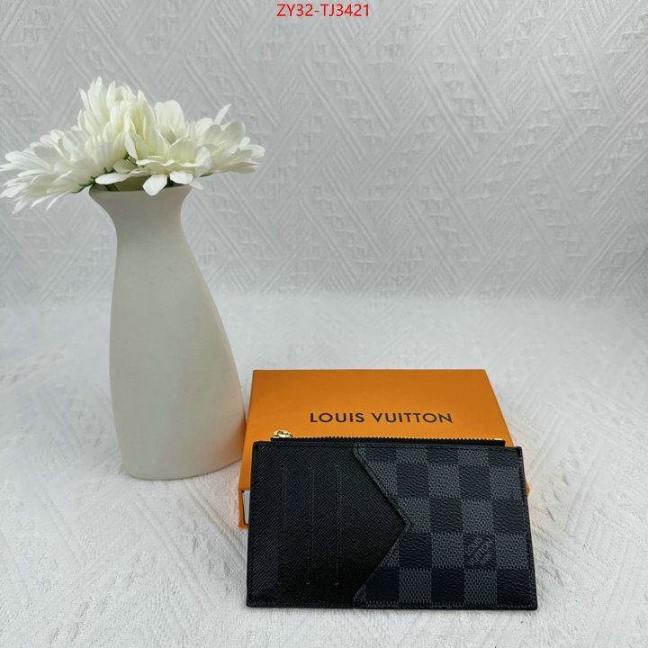 LV Bags(4A)-Wallet replica sale online ID: TJ3421 $: 32USD,