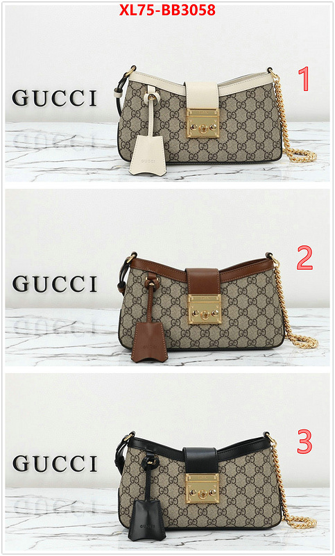 Gucci Bags(4A)-Padlock- designer fashion replica ID: BB3058 $: 75USD,