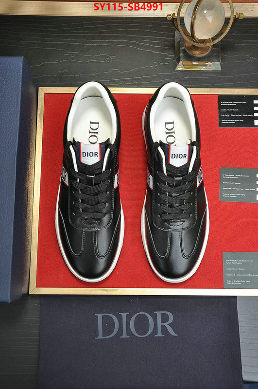 Men shoes-Dior fake designer ID: SB4991 $: 115USD