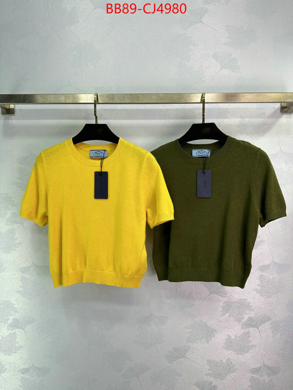 Clothing-Prada top quality website ID: CJ4980 $: 89USD