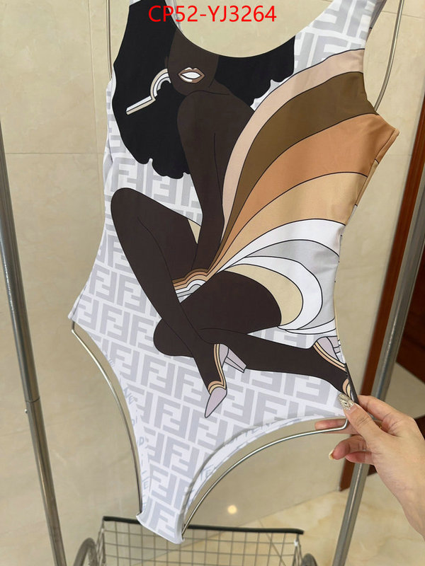 Swimsuit-Fendi best wholesale replica ID: YJ3264 $: 52USD