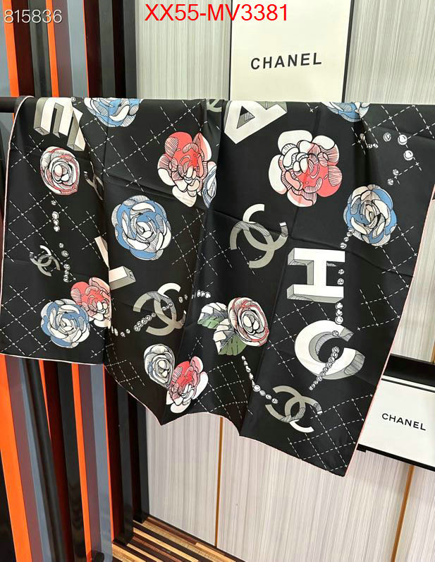 Scarf-Chanel shop designer ID: MV3381 $: 55USD