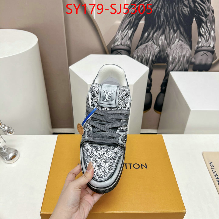 Men Shoes-LV where quality designer replica ID: SJ5305 $: 179USD