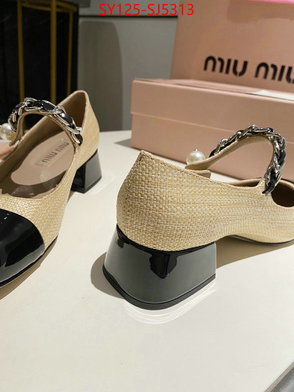 Women Shoes-Miu Miu customize the best replica ID: SJ5313 $: 125USD