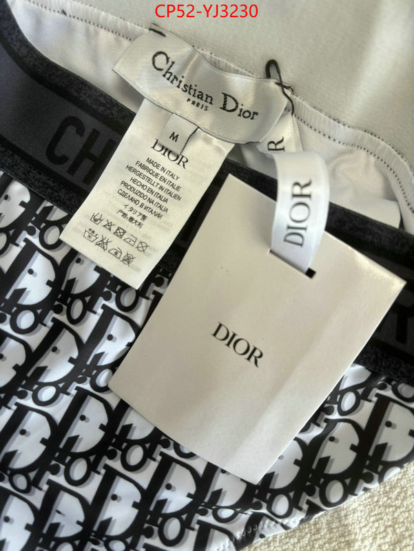 Swimsuit-Dior top designer replica ID: YJ3230 $: 52USD