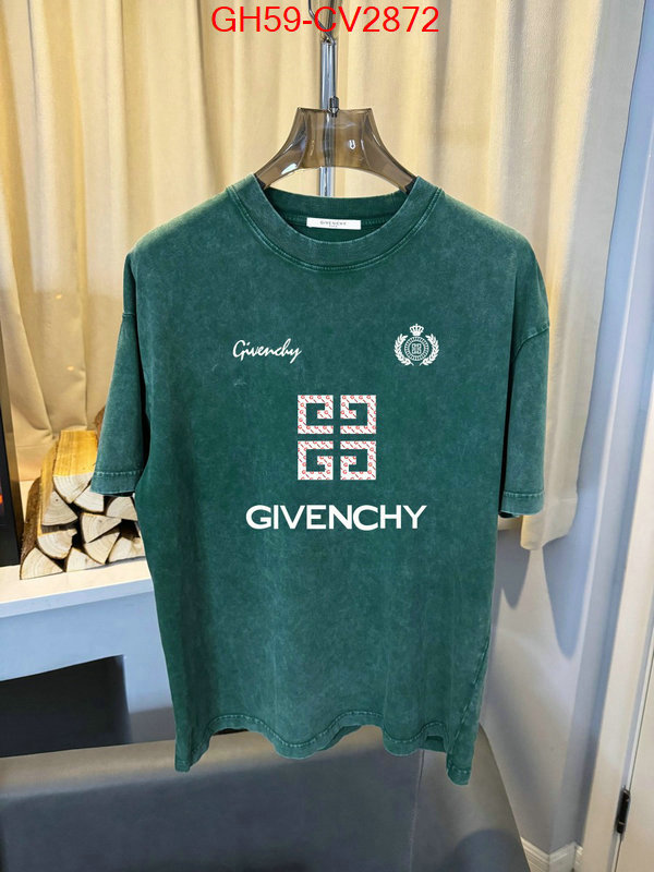 Clothing-Givenchy luxury cheap ID: CV2872 $: 59USD