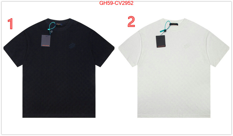 Clothing-LV top brands like ID: CV2952 $: 59USD