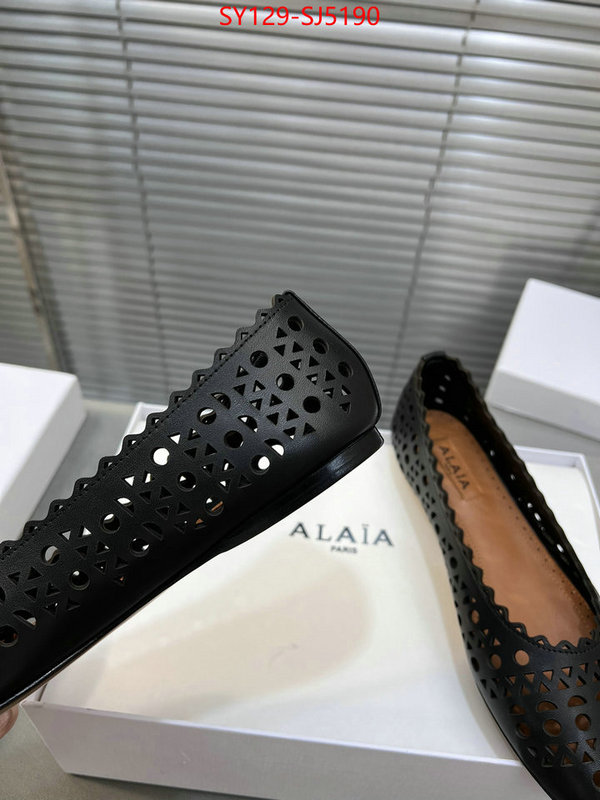 Women Shoes-ALAIA fake cheap best online ID: SJ5190 $: 129USD