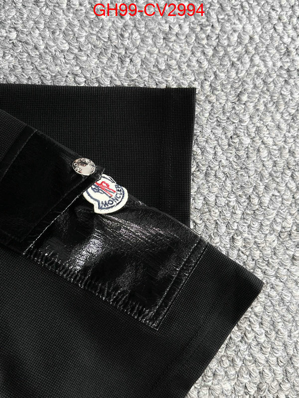 Clothing-Moncler designer wholesale replica ID: CV2994 $: 99USD