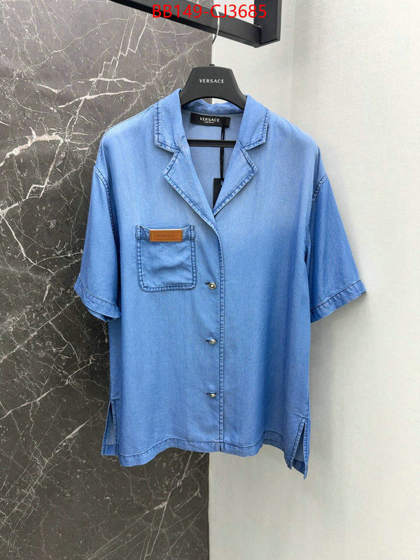 Clothing-Versace designer replica ID: CJ3685 $: 149USD