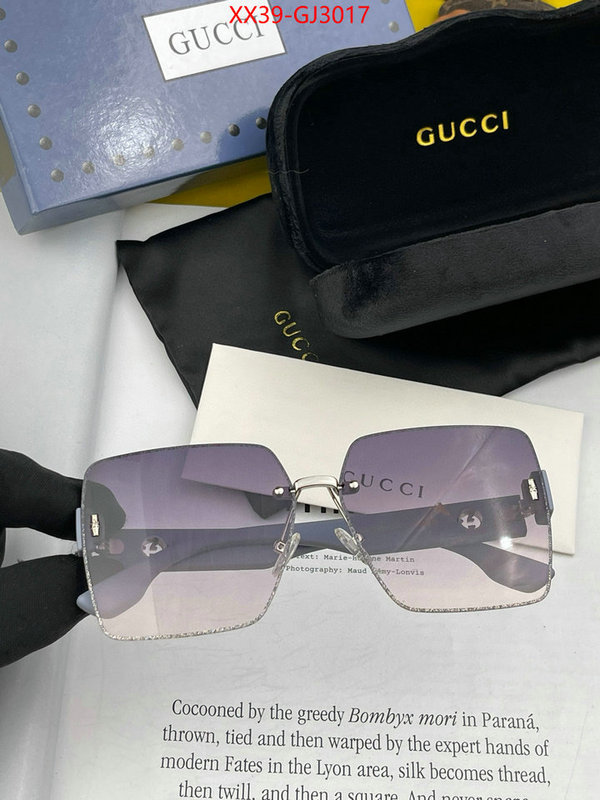Glasses-Gucci customize best quality replica ID: GJ3017 $: 39USD