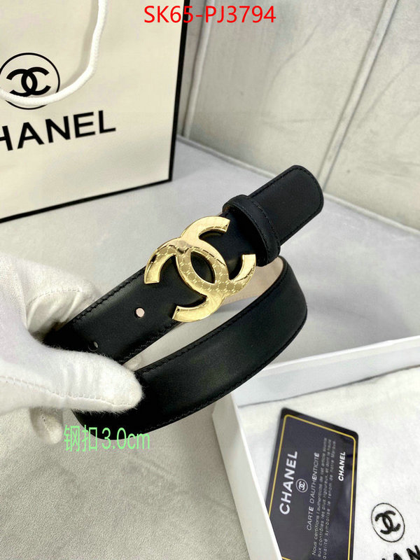 Belts-Chanel the best quality replica ID: PJ3794 $: 65USD