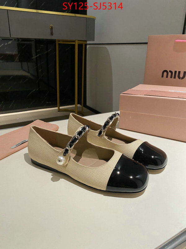 Women Shoes-Miu Miu unsurpassed quality ID: SJ5314 $: 125USD