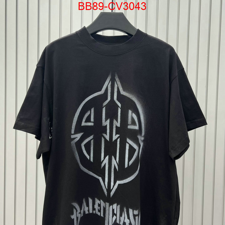 Clothing-Balenciaga replcia cheap ID: CV3043 $: 89USD