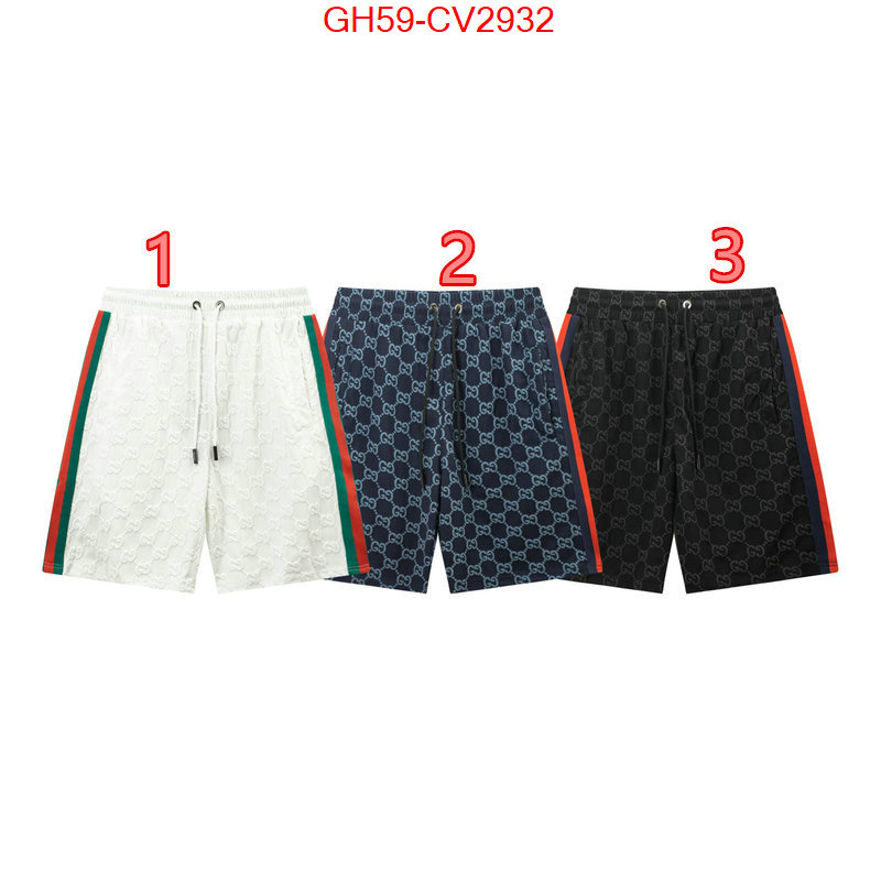 Clothing-Gucci wholesale replica shop ID: CV2932 $: 59USD