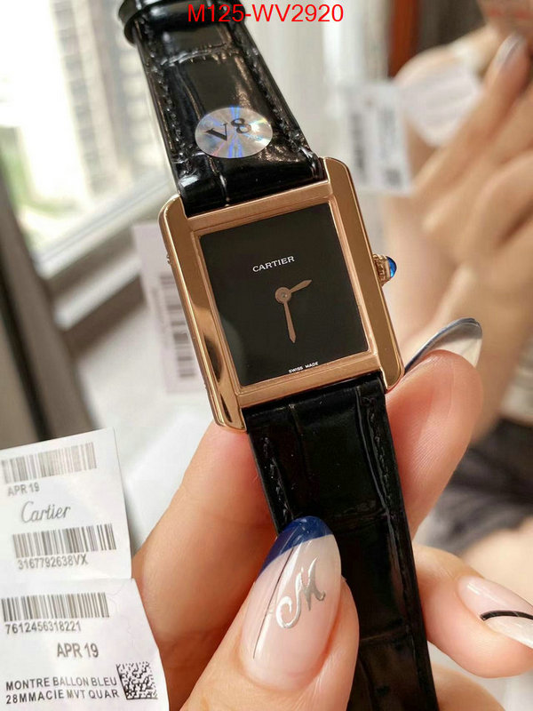 Watch(4A)-Cartier first top ID: WV2920 $: 125USD