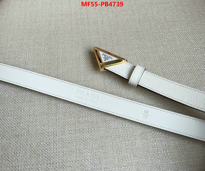 Belts-Prada 1:1 replica ID: PB4739 $: 55USD