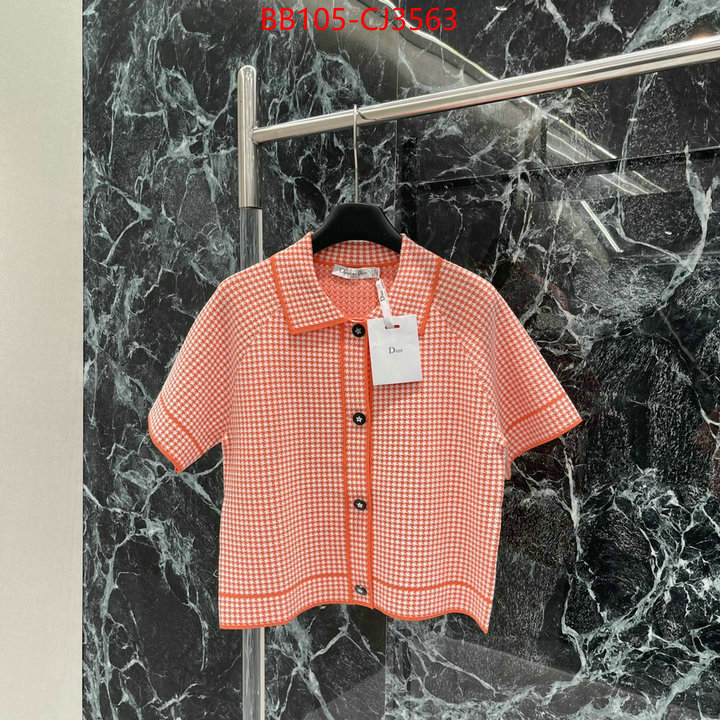 Clothing-Dior replicas buy special ID: CJ3563 $: 105USD