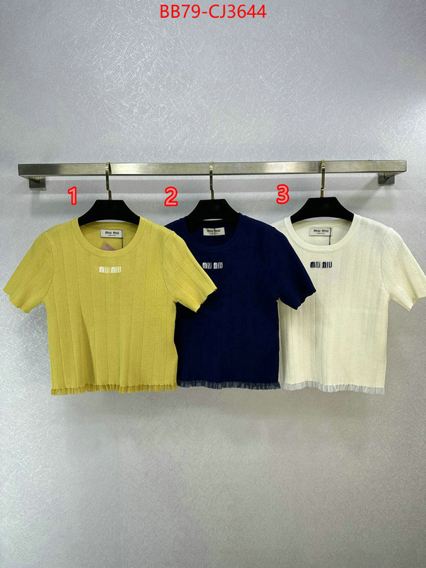 Clothing-MIU MIU buy 1:1 ID: CJ3644 $: 79USD