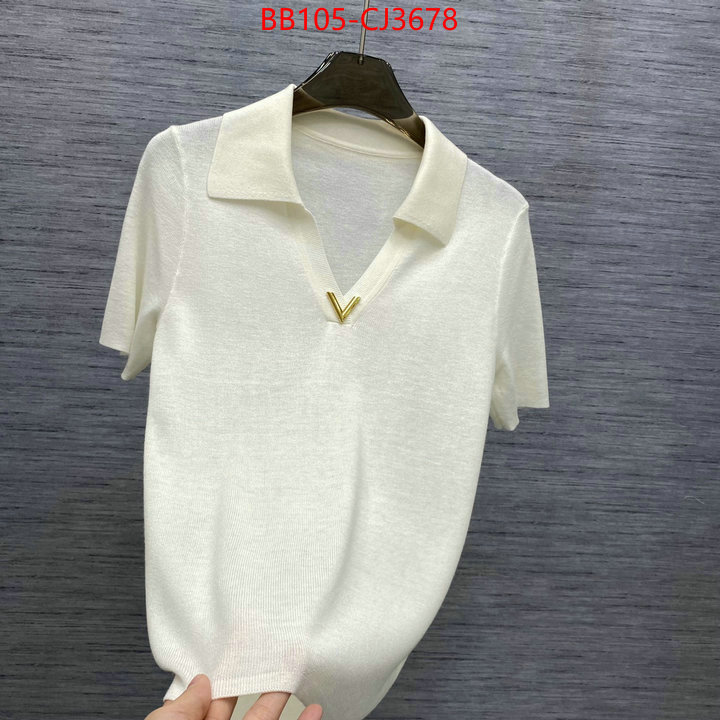 Clothing-Valentino designer fashion replica ID: CJ3678 $: 105USD