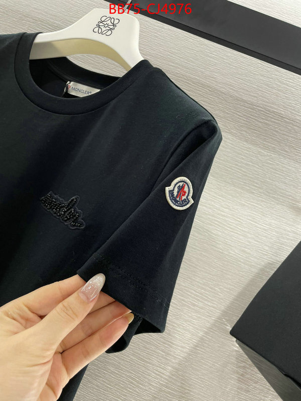 Clothing-Moncler 7 star quality designer replica ID: CJ4976 $: 75USD