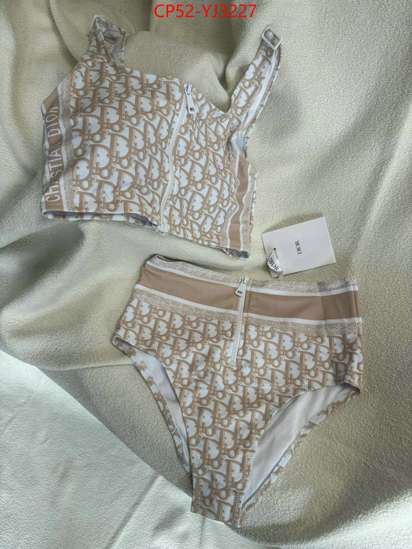 Swimsuit-Dior 2024 perfect replica designer ID: YJ3227 $: 52USD