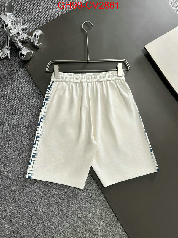 Clothing-Fendi brand designer replica ID: CV2861 $: 99USD